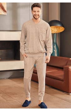 Mecit Pijama By Mecit 2757 Kahverengi Büyük Beden Erkek Pijama Takımı Kahverengi Mecit Pijama By Mecit 2757 Kahverengi Büyük Beden Erkek Pijama Takımı Kahverengi