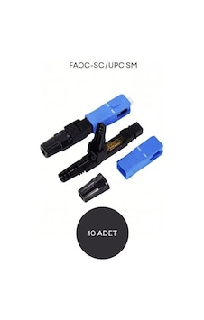 10 Adet Alfafonet Faoc-sc/upc Sm Hızlı Fast Konnektör Type C Universal Fiber 10 Adet Alfafonet Faoc-sc/upc Sm Hızlı Fast Konnektör Type C Universal Fiber