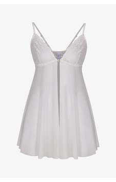 Penti Kırık Beyaz Front Opening Babydoll
