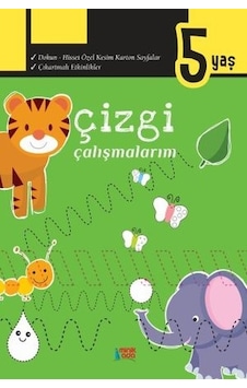 Çizgi Çalışmalarım 5 Yaş- Minik Ada Çizgi Çalışmalarım 5 Yaş- Minik Ada