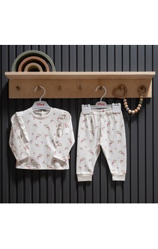 Tiffany Baby & Kids Tiffany Baby Purple Grape Theme 2'li Takım 47012 Ekru Tiffany Baby & Kids Tiffany Baby Purple Grape Theme 2'li Takım 47012 Ekru