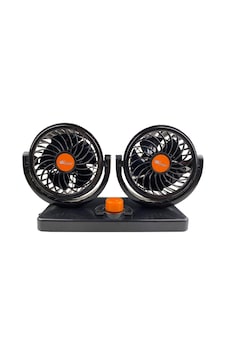 Araç İçi Vantilatör Fan Çift başlıklı 12Cm 12Volt - Ultra Yüksek Araç İçi Vantilatör Fan Çift başlıklı 12Cm 12Volt - Ultra Yüksek
