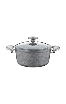Oms Collection 28x13 Cm Granit Derin Tencere Gri Oms Collection 28x13 Cm Granit Derin Tencere Gri