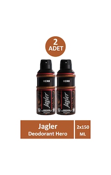 Jagler Hero Erkek Deodorant 150 Ml 2 Adet Jagler Hero Erkek Deodorant 150 Ml 2 Adet