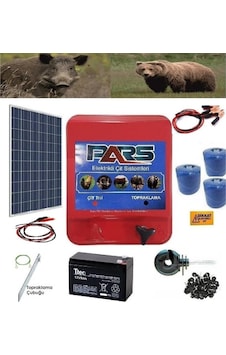 Pars Elektrikli Çit Ayı-Domuz Kovucu Mini Set 1500 Pars Elektrikli Çit Ayı-Domuz Kovucu Mini Set 1500