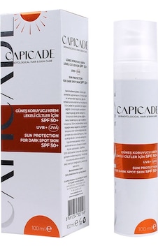 Capicade Spf50+ Lekeli Ciltler İçin Güneş Koruyucu Krem 100 Ml Capicade Spf50+ Lekeli Ciltler İçin Güneş Koruyucu Krem 100 Ml