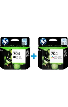 Hp Cn692Ae 704 Siyah Hp Cn693Ae 704 Renkli Kartuş Seti Hp Cn692Ae 704 Siyah Hp Cn693Ae 704 Renkli Kartuş Seti