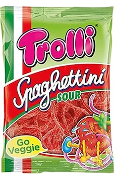 Trolli Spaghetti Sour Çilek 225 G Trolli Spaghetti Sour Çilek 225 G