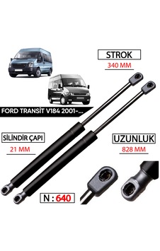 Ford Transit V.184 Arka Bagaj Amortisörü Ford Transit V.184 Arka Bagaj Amortisörü