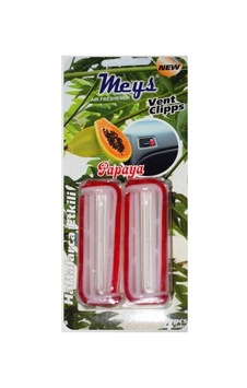 Meys Kalorifer Petek Kokusu Klips Mandallı Papaya 1 Paket 4 Adet Meys Kalorifer Petek Kokusu Klips Mandallı Papaya 1 Paket 4 Adet