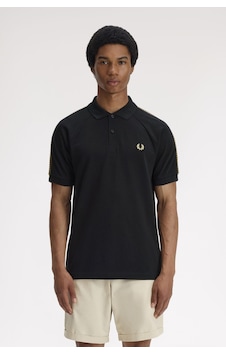 Fred Perry M2304 Cross Tape Erkek Polo Tişört Siyah Fred Perry M2304 Cross Tape Erkek Polo Tişört Siyah