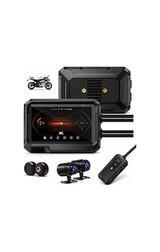 Glr T10 Motosiklet Kamera Kayıt Cihazı - Kablosuz Carplay & Android Auto, Dual Kamera, Gps Ve Tpms D Glr T10 Motosiklet Kamera Kayıt Cihazı - Kablosuz Carplay & Android Auto, Dual Kamera, Gps Ve Tpms D