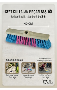 40 Cm Sert Kıllı Alan Fırçası Yer Fırçası Zemin Temizlik Fırçası Sap Hariç 40 Cm Sert Kıllı Alan Fırçası Yer Fırçası Zemin Temizlik Fırçası Sap Hariç