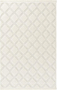Çam Halı Enti Halı Togo 7507 Beyaz Geometrik Desenli Makine Halısı Çam Halı Enti Halı Togo 7507 Beyaz Geometrik Desenli Makine Halısı