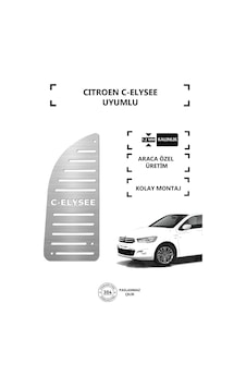Citroen C Elysee Ayak Dinlendirme Pedalı Krom Ayak Dayama Pedalı Citroen C Elysee Ayak Dinlendirme Pedalı Krom Ayak Dayama Pedalı