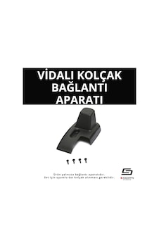 S-dizayn Ford Courier Abs Vidalı Kol Dayama Kolçak Alt Adaptör 2014-2022 A+kalite