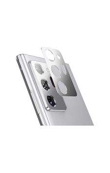 Yediseven Samsung Galaxy Uyumlu Note 20 Ultra 3d Metal Kamera Koruyucu Metal Lens Gümüş Yediseven Samsung Galaxy Uyumlu Note 20 Ultra 3d Metal Kamera Koruyucu Metal Lens Gümüş
