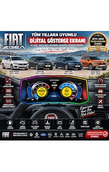 Fiat Egea/egea Cross 2015-2026 Modeller İçin Harici Digital Gösterge Odb Ekran Arıza Göstergesi Turbo Gösterge Hayalet Ekran Fiat Egea/egea Cross 2015-2026 Modeller İçin Harici Digital Gösterge Odb Ekran Arıza Göstergesi Turbo Gösterge Hayalet Ekran