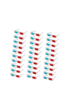 Lrxıyode 3d Filmler Ve Videolar İçin Kırmızı Ve Mavi Anaglif Camlı 30 Adet Tek Kullanımlık 3d Karton Gözlük Paketi. Film Tutkunları Ve Partiler İçin Hafif Kağıt Sinema Gözlükleri