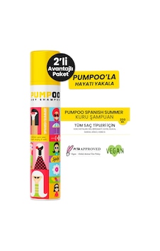 Pumpoo Spanish Summer Kuru Şampuan 2 x 200 ML Pumpoo Spanish Summer Kuru Şampuan 2 x 200 ML