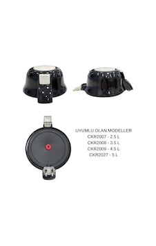 Cooker L Serisi Termos Yedek Kapağı Siyah Cooker L Serisi Termos Yedek Kapağı Siyah