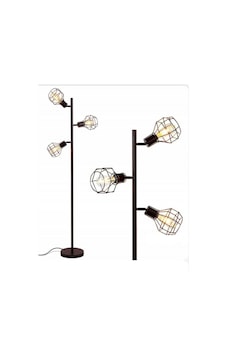 Mylights Retro Rustik Hareketli Mafsalı Kafes Lambader Mylights Retro Rustik Hareketli Mafsalı Kafes Lambader