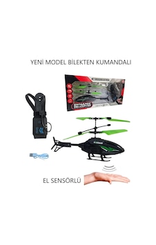 1. Kalite El Kumandalı Ve El Sensörlü Parmakla Yükseltilebilen Helikopter Şarj Edilebilir 20 Cm.