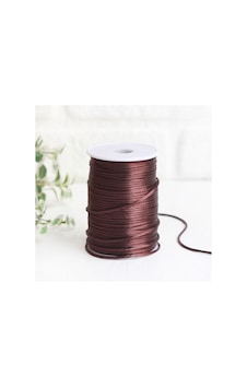 Kahverengi floş ip (sıçan kuyruğu), 2 mm 5 metre Kahverengi Kahverengi floş ip (sıçan kuyruğu), 2 mm 5 metre Kahverengi