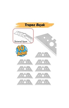 Trapez Maket Bıçağı Yedeği Ağzı Bmx-1089 Gümüş Trapez Maket Bıçağı Yedeği Ağzı Bmx-1089 Gümüş