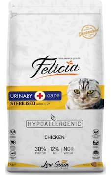 Felicia Sterilised Adult Tavuklu Düşük Tahıllı Kısır Kedi Maması 12 KG