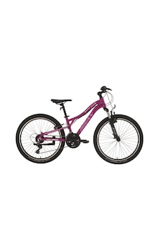 Bisan Kdx 2800-v Kadın Dağ Bisikleti 30cm V 24 Jant 21 Vites Mor Pembe Beyaz Çok Renkli