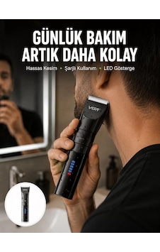 Erkek Saç Ve Sakal Kesme Makinesi Su Geçirmez Sessiz Motorlu Yeni Nesil 1 - 2 Saat Erkek Saç Ve Sakal Kesme Makinesi Su Geçirmez Sessiz Motorlu Yeni Nesil 1 - 2 Saat