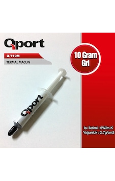 Qport Q-t10m 10gram 5w/m-k 2.7/cm3 Termal Macun Qport Q-t10m 10gram 5w/m-k 2.7/cm3 Termal Macun