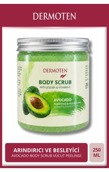 Body Scrub Avokado Özlü Besleyici Arındırıcı Nemlendirici Vücut Peelingi 250 Ml
