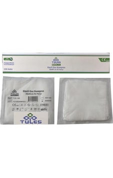 Tules Steril Hidrofil Gazlı Bez Kompres 30 x 80 CM150 Adet Tules Steril Hidrofil Gazlı Bez Kompres 30 x 80 CM150 Adet
