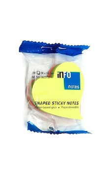 Info Notes 70X70 Kalp Postit 583139