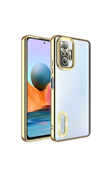 Xiaomi Redmi Note 10 Pro Kılıf Logo Gösteren Kamera Korumalı Silikon