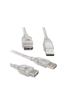 S-link Usb 2.0 Şeffaf 10 Metre Usb Uzatma Kablosu S-link Usb 2.0 Şeffaf 10 Metre Usb Uzatma Kablosu