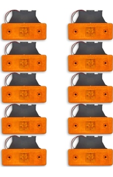 Yan Dorse Etek Lamba Side Marker 12/24 Volt Uyumlu 10 Adet Yan Dorse Etek Lamba Side Marker 12/24 Volt Uyumlu 10 Adet