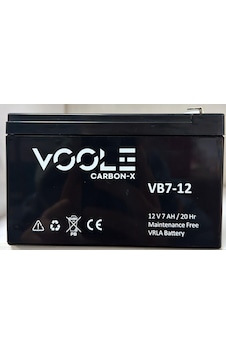 Voole 12 Volt 7 Amper Akü 151x65x94 1900gr