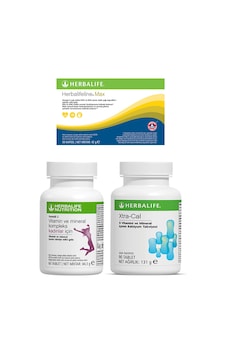 Herbalife Kadın Vitamini Extra-Cal Kalsiyum ve Max Omega-3 Birer