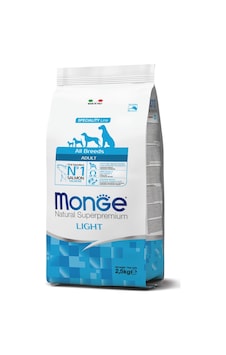 Monge Light Somonlu Pirinçli Yetişkin Diyet Köpek Maması 2,5 Kg Monge Light Somonlu Pirinçli Yetişkin Diyet Köpek Maması 2,5 Kg