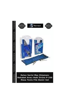 Delux Serisi Maç Ekipmanı Rekabet Aracı Hobi Ürünü P-250 Masa Tenis File Demir Set Delux Serisi Maç Ekipmanı Rekabet Aracı Hobi Ürünü P-250 Masa Tenis File Demir Set