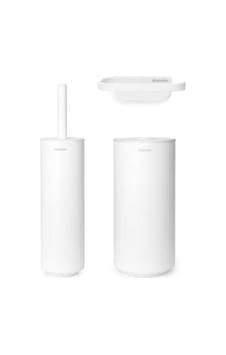 Brabantia Mındset Fresh Whıte 3 Parça Tuvalet Aksesuarı Seti Beyaz Brabantia Mındset Fresh Whıte 3 Parça Tuvalet Aksesuarı Seti Beyaz