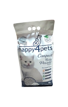 Happy4pets Baby Powder Kokulu İnce Taneli Topaklaşan Bentonit Kedi Kumu 10 KG Happy4pets Baby Powder Kokulu İnce Taneli Topaklaşan Bentonit Kedi Kumu 10 KG