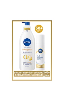 Sun Spf50 Güneş Koruyucu Nemlendirici Primer Makyaj Bazı 30ml Ve Q10 Sıkılaştırıcı Vücut Losyon400ml Sun Spf50 Güneş Koruyucu Nemlendirici Primer Makyaj Bazı 30ml Ve Q10 Sıkılaştırıcı Vücut Losyon400ml