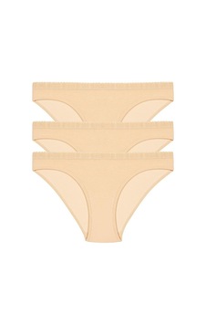 3 Lü Paket Şahin Bayan Likralı Bikini Külot 30624 Ten 3 Lü Paket Şahin Bayan Likralı Bikini Külot 30624 Ten