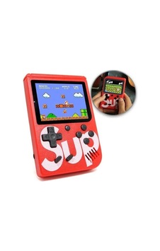 Sup Taşınabilir Video Oyun Konsolu 3" 400 Oyunlu Mini Atari Gameboy Kırmızı