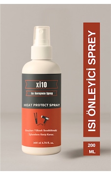 Xi10 Isı Koruyucu Ve Güneş Koruyucu Etkili Saç Spreyi 200 Ml Keratin + Hidrolize Pirinç Proteini