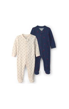 Carter's Kız Bebek Layette 2'li Fermuarlı Patikli Tulum Set Renkl Çok Renkli Carter's Kız Bebek Layette 2'li Fermuarlı Patikli Tulum Set Renkl Çok Renkli